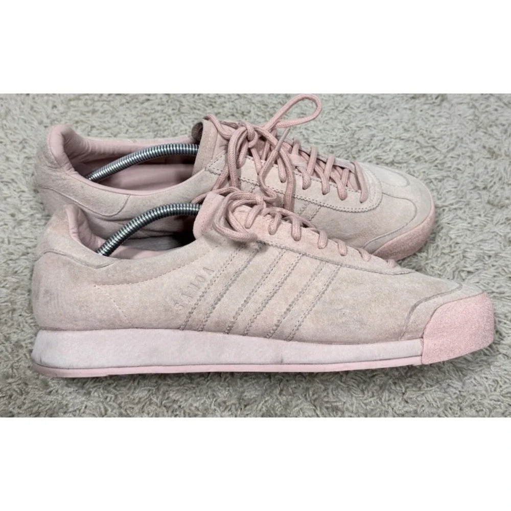 Adidas Samoa Pantone Pink PigSkin Edition‎ Mens 11.5M Sneakers Shoes B27734 Gym